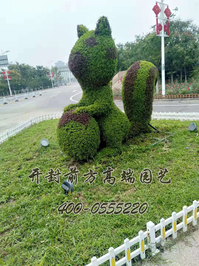 河北寬城五色草造型